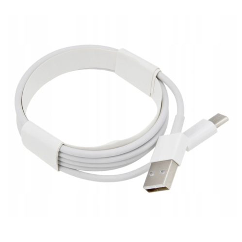 Cablu de date si incarcare USB Type C, 2 metri, alb