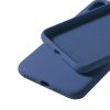 Husa Liquid Silicone Case pentru Apple iPhone XR, interior microfibra, protectie camere, albastra