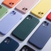 Husa Liquid Silicone Case pentru Apple iPhone XR, interior microfibra, protectie camere, albastra