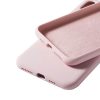 Husa Liquid Silicone Case pentru Apple iPhone XR, interior microfibra, roz deschis