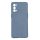 Husa Liquid Silicone Case pentru Apple iPhone 12, interior microfibra, protectie camere, albastru nisipos
