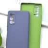 Husa Liquid Silicone Case pentru Apple iPhone 12, interior microfibra, protectie camere, albastru nisipos