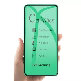   Folie de protectie Ceramic Film pentru Samsung Galaxy S9 Plus, margini negre