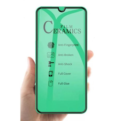 Folie de protectie Ceramic Film pentru Huawei P Smart 2019, margini negre