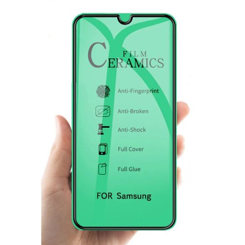 Folie de protectie Ceramic Film pentru Samsung Galaxy A42 5G, margini negre
