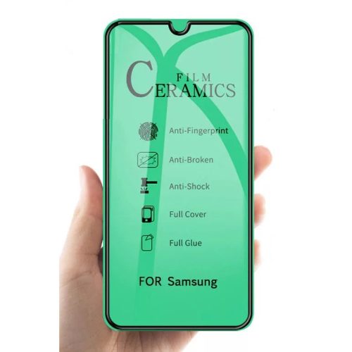 Folie protectie Samsung Galaxy A32 4G / A22 4G / A31, Ceramic Film, margini negre