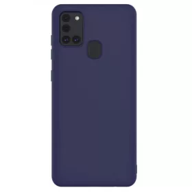   Husa Samsung Galaxy A42 5G Matt TPU, silicon moale, albastru inchis