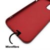 Husa Liquid Silicone Case pentru Apple iPhone 13 Mini, interior microfibra, rosu burgundy