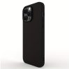 Husa Apple iPhone 14 Pro, Luxury Silicone, catifea in interior, neagra