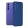 Husa Samsung Galaxy A14 5G, Luxury Silicone, protectie camera, catifea in interior, albastru inchis