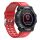 Ceas Smartwatch FitPro FD68, 1.3" IPS,  Bluetooth 4.0, pulsoximetru, curea rosie