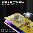 Folie de protectie Apple iPhone 15 Plus, Ceramic 9H Film, margini negre