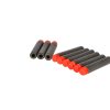 Set 36 gloante din burete Mega Creative pentru pistoale jucarie tip Nerf, negre