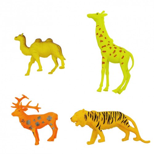 Set 4 animale din plastic, Animals World
