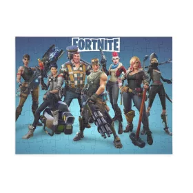 Puzzle 80 piese, 20 x 15 cm, personaje Fortnite, model 3