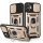 Husa protectie Honor X8b, Camshield Armor, inel sustinere, protectie camera, aurie