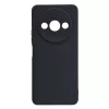 Husa protectie Xiaomi Redmi A3, Luxury Silicone, catifea in interior, protectie camere, neagra