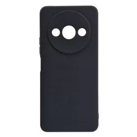   Husa protectie Xiaomi Redmi A3, Luxury Silicone, catifea in interior, protectie camere, neagra