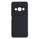 Husa protectie Xiaomi Redmi A3, Luxury Silicone, catifea in interior, protectie camere, neagra