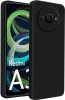 Husa protectie Xiaomi Redmi A3, Luxury Silicone, catifea in interior, protectie camere, neagra
