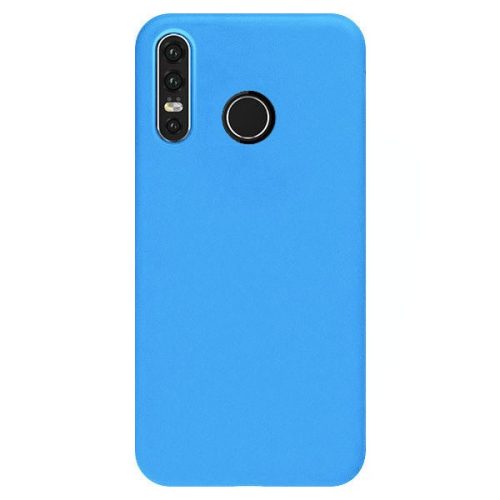 Husa Huawei Y6P Matt TPU, silicon moale, albastru deschis