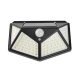 Lampa de exterior cu incarcare solara BK-100, senzor de miscare, unghi de 270 de grade, neagra