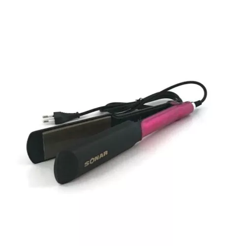 Placa pentru indreptat parul SONAR SN-826, negru/roz