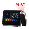 Ceas de camera cu proiectie pe tavan DS-8190, alarma, calendar, statie meteo, negru
