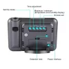 Ceas de camera cu proiectie pe tavan DS-8190, alarma, calendar, statie meteo, negru