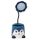 Lampa LED cu functie suport creioane si telefon/tableta, picior flexibil, acumulator intern, cablu USB, Blue Rabbit