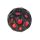 Minge saltareata Super Space Ball, 7 cm, negru/rosu