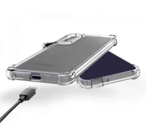 Husa Samsung Galaxy S20 FE (Fan Edition) TPU transparent, intarituri in colturi, grosime 1,5 mm