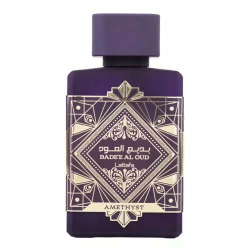 Apa de parfum Lattafa, Badee Al Oud Amethyst, unisex, parfum arabesc, 100 ml, inspirat din Atomic Rose by Initio
