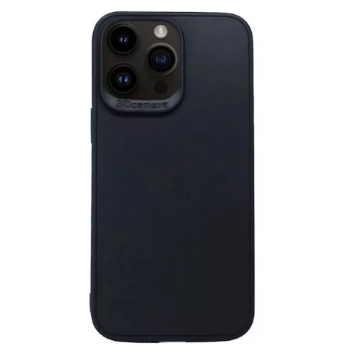 Husa protectie Apple iPhone 16 Pro Max, Matt TPU My Choice, silicon moale, neagra