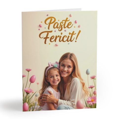 Felicitare personalizata de Paste, cu poza si textul tau!