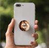 Suport telefon mobil tip popsocket personalizat cu poza ta, negru