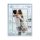 Rama sticla sublimabila cu fotografia ta, suport birou, model LOVE, 23 x 18 cm
