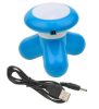 Mini aparat de masaj Mimo Massager XY-3199, albastru