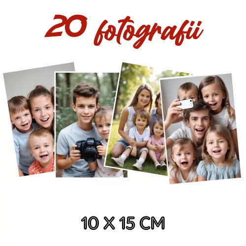 Set 20 fotografii cu imaginea ta, 10 x 15 cm