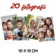 Set 20 fotografii cu imaginea ta, 10 x 15 cm