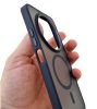 Husa Xiaomi Redmi 14c / Redmi A4 / Poco C75, Magsafe Translucent, albastru inchis