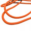 Cablu de date si incarcare USB to Type-C, 3A / 120W, 1 metru, capete metalice, cablu foarte gros, impletit, portocaliu