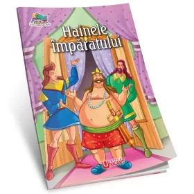   Carte de citit si colorat A5, editura Unicart, Hainele imparatului