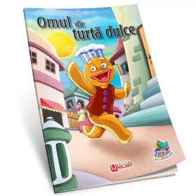   Carte de citit si colorat A5, editura Unicart, Omul de turta dulce