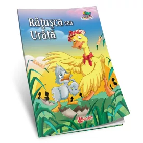   Carte de citit si colorat A5, editura Unicart, Ratusca cea urata