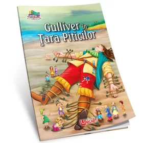   Carte de citit si colorat, editura Unicart, Gulliver in Tara Piticilor