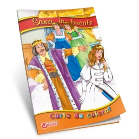   Carte de citit si colorat A5, editura Unicart, Sarea in bucate