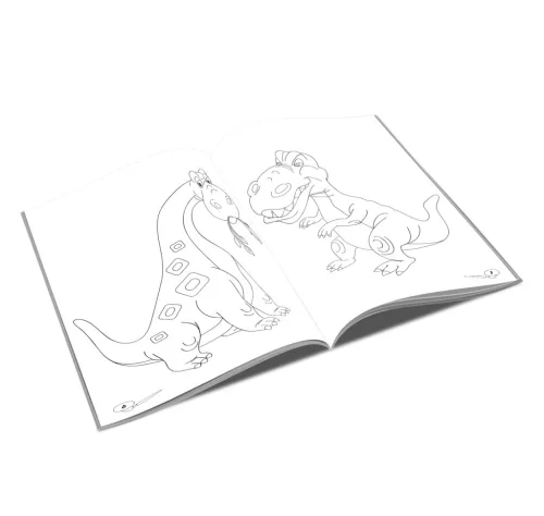 Carte de colorat A5, editura Unicart, Dinozauri