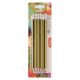 Set 6 creioane HB cu guma de sters