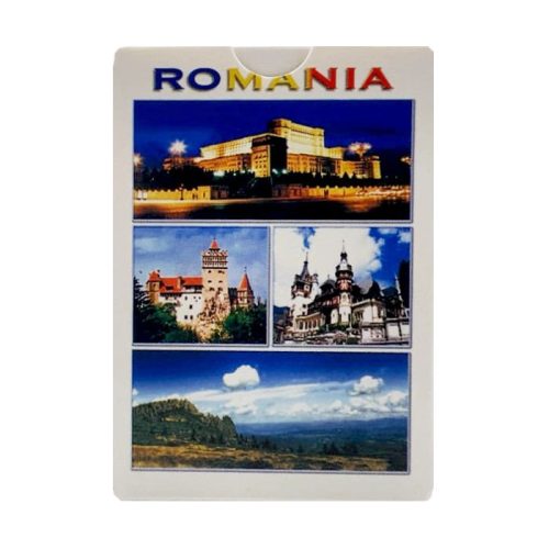 Set carti de joc Romania Turistica, carton plastificat